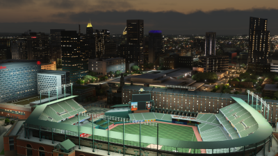 Dfflyer Direct Baltimore City - Microsoft Flight Simulator screenshot