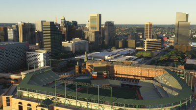 Dfflyer Direct Baltimore City - Microsoft Flight Simulator screenshot