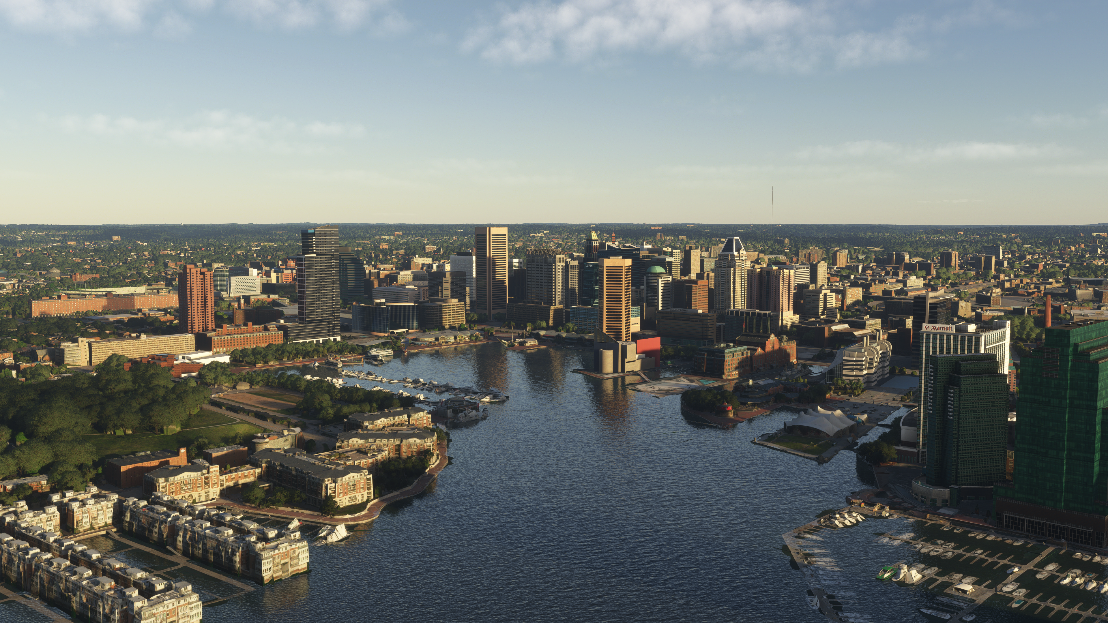 Dfflyer Direct Baltimore City - Microsoft Flight Simulator