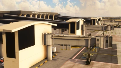 HESX Sphinx International Airport - Microsoft Flight Simulator screenshot