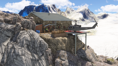 Cli4D Designs Cabane des Vignettes Helipad - Microsoft Flight Simulator 2024 screenshot