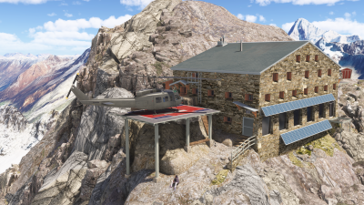 Cli4D Designs Cabane des Vignettes Helipad - Microsoft Flight Simulator 2024 screenshot