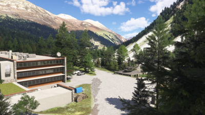 Cli4D Designs Cabane des Vignettes Helipad - Microsoft Flight Simulator 2024 screenshot