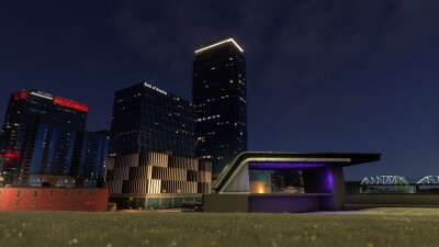 Dfflyer Direct Nashville City - Microsoft Flight Simulator screenshot