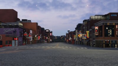 Dfflyer Direct Nashville City - Microsoft Flight Simulator screenshot