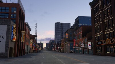 Dfflyer Direct Nashville City - Microsoft Flight Simulator screenshot