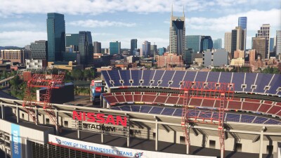 Dfflyer Direct Nashville City - Microsoft Flight Simulator screenshot