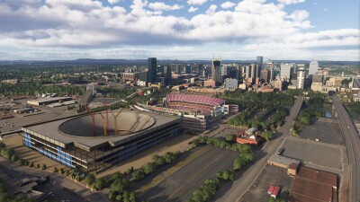 Dfflyer Direct Nashville City - Microsoft Flight Simulator screenshot