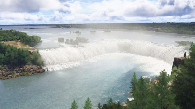 Cli4D Designs Niagara Falls - Microsoft Flight Simulator 2024 screenshot