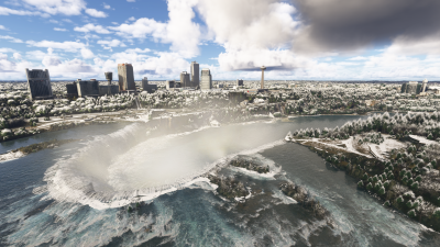 Cli4D Designs Niagara Falls - Microsoft Flight Simulator 2024 screenshot