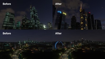 Dfflyer Direct Frankfurt City - Microsoft Flight Simulator screenshot