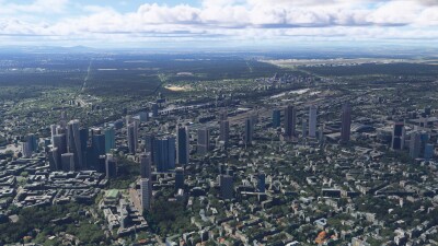 Dfflyer Direct Frankfurt City - Microsoft Flight Simulator screenshot