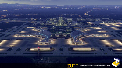 ZUTF Chengdu Tianfu International Airport - Microsoft Flight Simulator screenshot