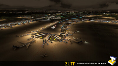 ZUTF Chengdu Tianfu International Airport - Microsoft Flight Simulator screenshot