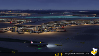ZUTF Chengdu Tianfu International Airport - Microsoft Flight Simulator screenshot