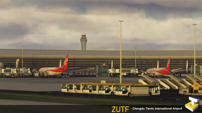 ZUTF Chengdu Tianfu International Airport - Microsoft Flight Simulator screenshot