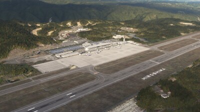 RJOA Hiroshima Airport - Microsoft Flight Simulator screenshot