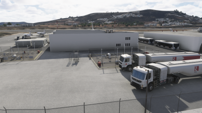 LGMK Mykonos Airport (by 29Palms) - Microsoft Flight Simulator 2024 screenshot