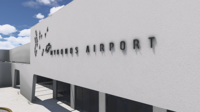 LGMK Mykonos Airport (by 29Palms) - Microsoft Flight Simulator 2024 screenshot