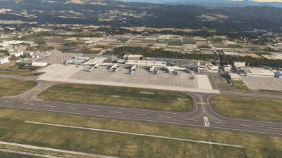 RJFT Kumamoto Airport - Microsoft Flight Simulator screenshot