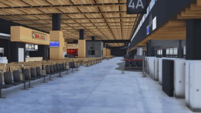 RJFT Kumamoto Airport - Microsoft Flight Simulator screenshot