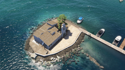 LGKR Corfu International Airport - Microsoft Flight Simulator 2024 screenshot