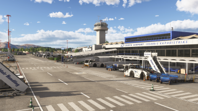 LGKR Corfu International Airport - Microsoft Flight Simulator 2024 screenshot