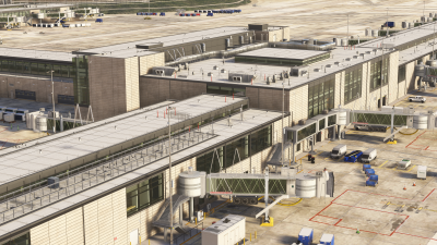 KMCI Kansas City International Airport - Microsoft Flight Simulator screenshot