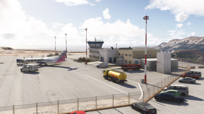 LGKY Kalymnos Airport - Microsoft Flight Simulator screenshot