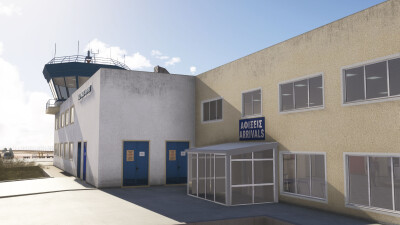 LGKY Kalymnos Airport - Microsoft Flight Simulator screenshot