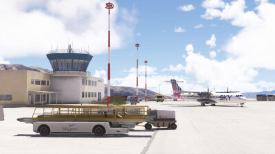 LGKY Kalymnos Airport - Microsoft Flight Simulator screenshot