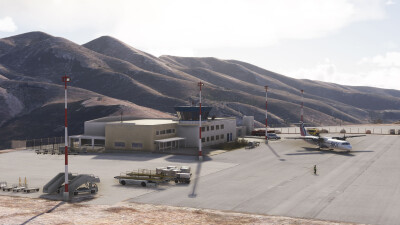 LGKY Kalymnos Airport - Microsoft Flight Simulator screenshot