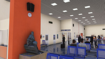 LGKY Kalymnos Airport - Microsoft Flight Simulator screenshot