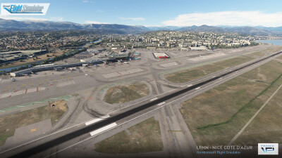 LFMN Nice Cote d'Azur Airport - Microsoft Flight Simulator screenshot