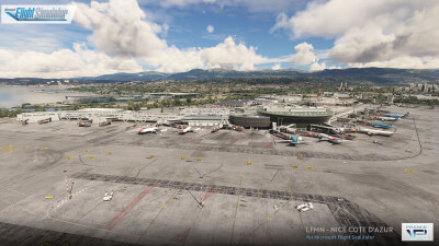 LFMN Nice Cote d'Azur Airport - Microsoft Flight Simulator screenshot