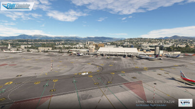 LFMN Nice Cote d'Azur Airport - Microsoft Flight Simulator screenshot