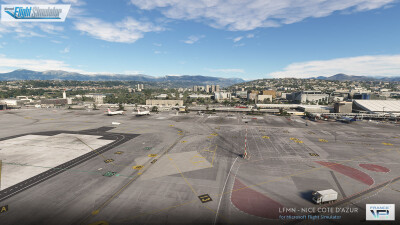 LFMN Nice Cote d'Azur Airport - Microsoft Flight Simulator screenshot