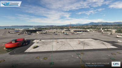 LFMN Nice Cote d'Azur Airport - Microsoft Flight Simulator screenshot