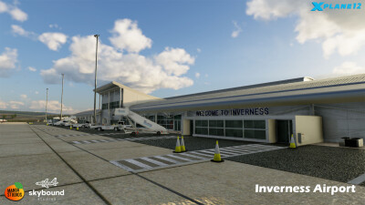 EGPE Inverness Airport - X-Plane 12 screenshot