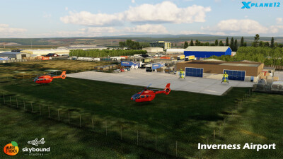 EGPE Inverness Airport - X-Plane 12 screenshot