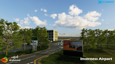 EGPE Inverness Airport - X-Plane 12 screenshot