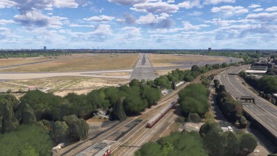 EDDI Sundownersim 1970s Berlin Tempelhof Airport - Microsoft Flight Simulator screenshot