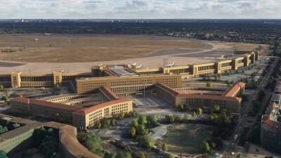EDDI Sundownersim 1970s Berlin Tempelhof Airport - Microsoft Flight Simulator 2024 screenshot