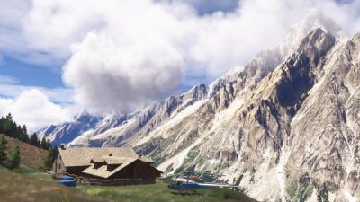 Cli4D Designs Chamonix and Aosta Valley Huts and Helipads - Microsoft Flight Simulator 2024 screenshot