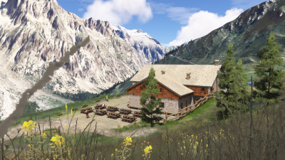 Cli4D Designs Chamonix and Aosta Valley Huts and Helipads - Microsoft Flight Simulator 2024 screenshot