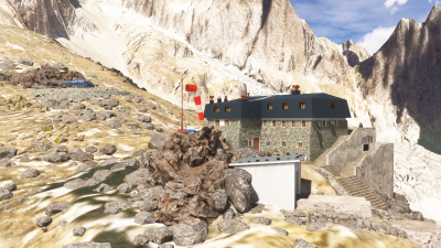 Cli4D Designs Chamonix and Aosta Valley Huts and Helipads - Microsoft Flight Simulator 2024 screenshot