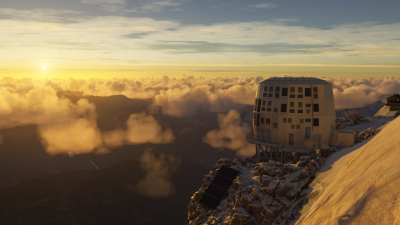 Cli4D Designs Chamonix and Aosta Valley Huts and Helipads - Microsoft Flight Simulator 2024 screenshot