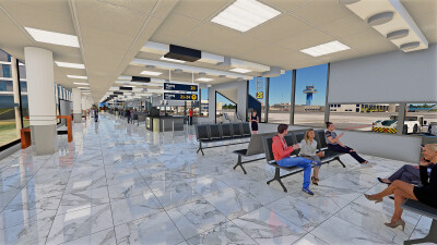 ENZV Stavanger Airport - Microsoft Flight Simulator screenshot