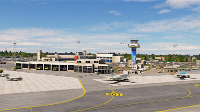 ENZV Stavanger Airport - Microsoft Flight Simulator screenshot