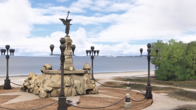 Iron Sim Tallinn City Landmarks - Microsoft Flight Simulator screenshot